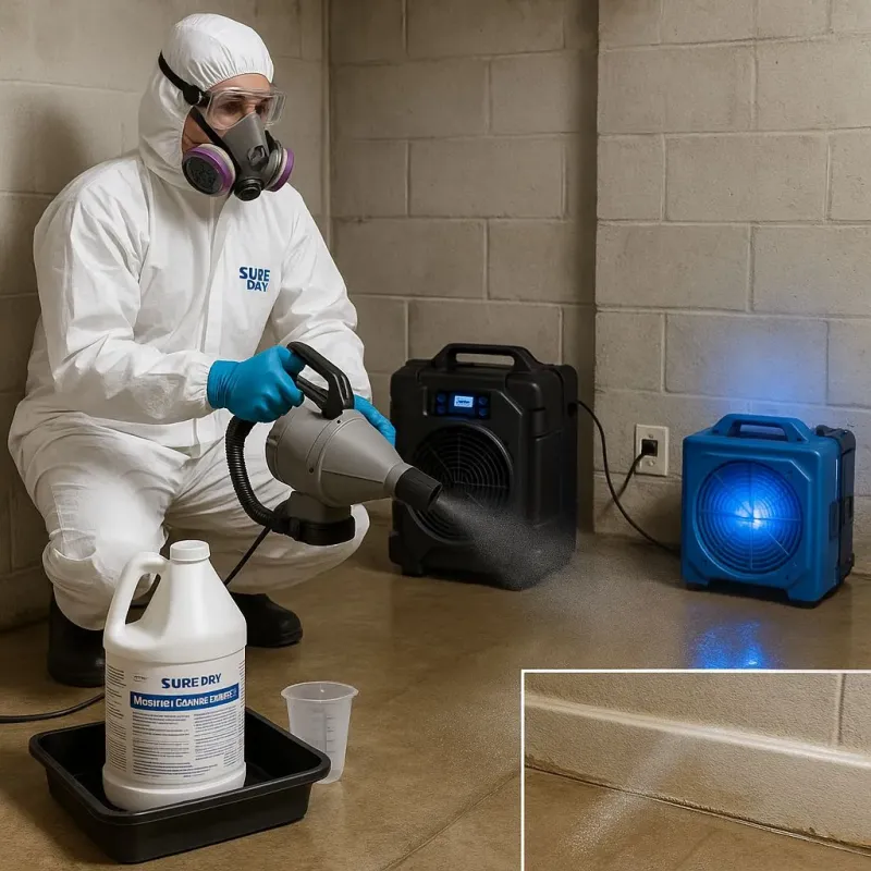 Sanitization and Odor Removal process in Broken Arrow, OK