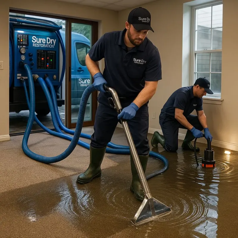 Water Extraction and Removal process in Broken Arrow, OK